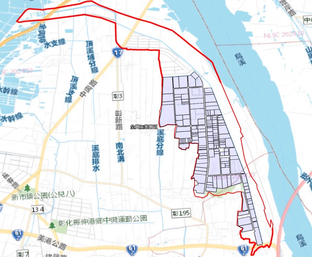全興產業園區土地配置圖