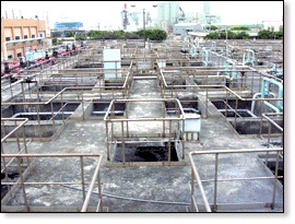 污水處理廠曝氣池照片