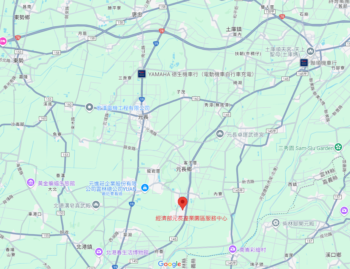 元長產業園區地理位置圖