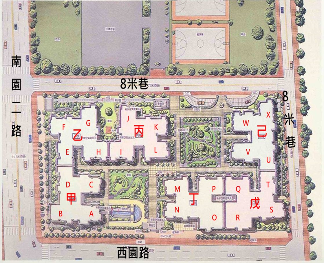 中壢產業園區員工住宅(曦園社區)平面圖