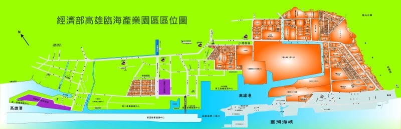 高雄臨海產業園區區位圖