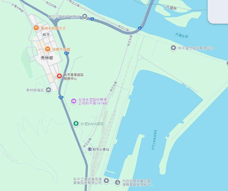 和平產業園區地理位置圖