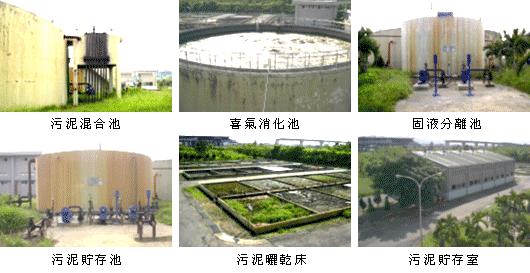 污水處理廠污泥處理單元照片