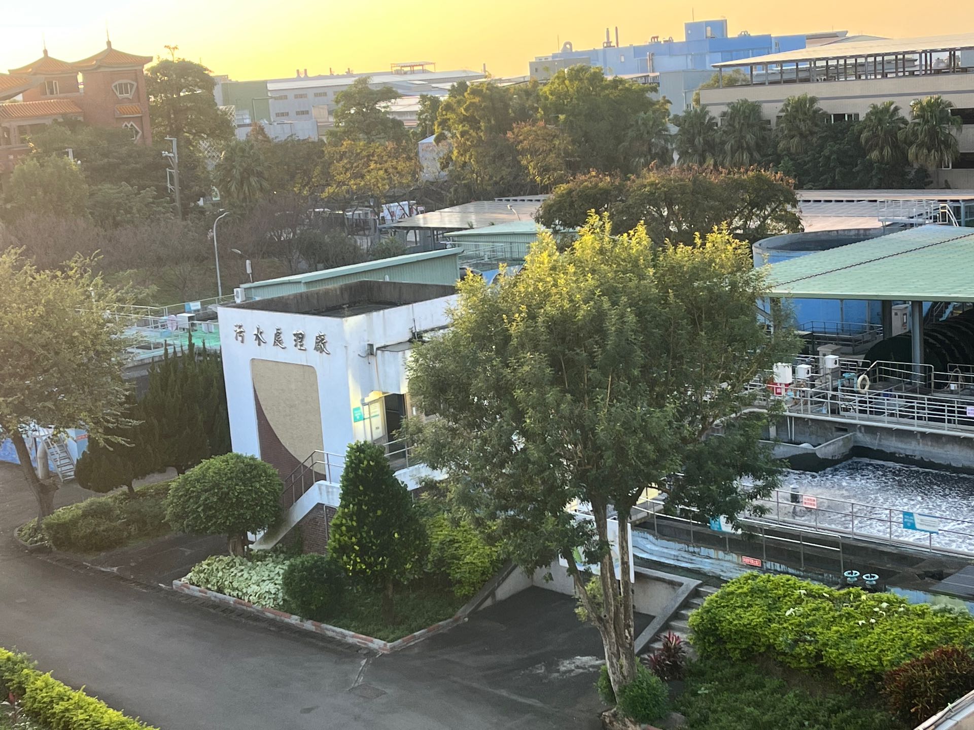 桃園幼獅產業園區污水處理廠污泥暫存區