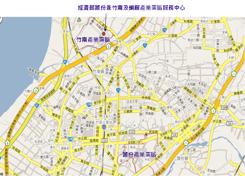 竹南產業園區位置圖
