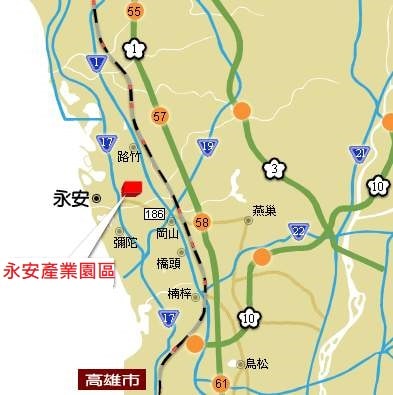 永安產業園區地理位置圖