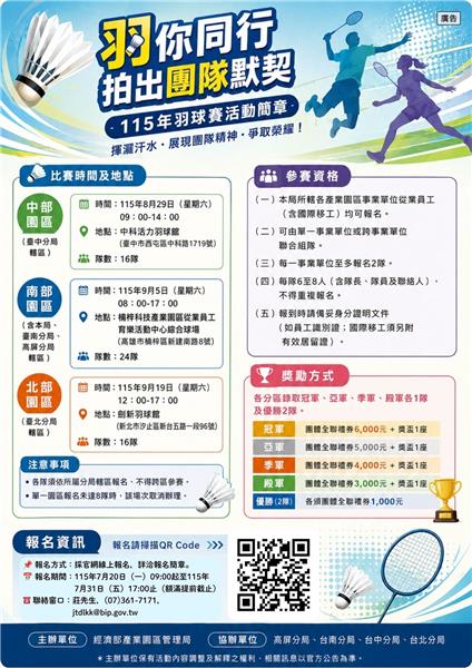 園管局「羽你同行，拍出團隊默契！」 115年羽球賽活動海報.jpg