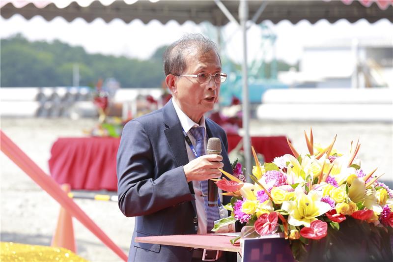 1150811 矽品精密張衍鈞副董事長主持斗六新廠動土典禮.jpg